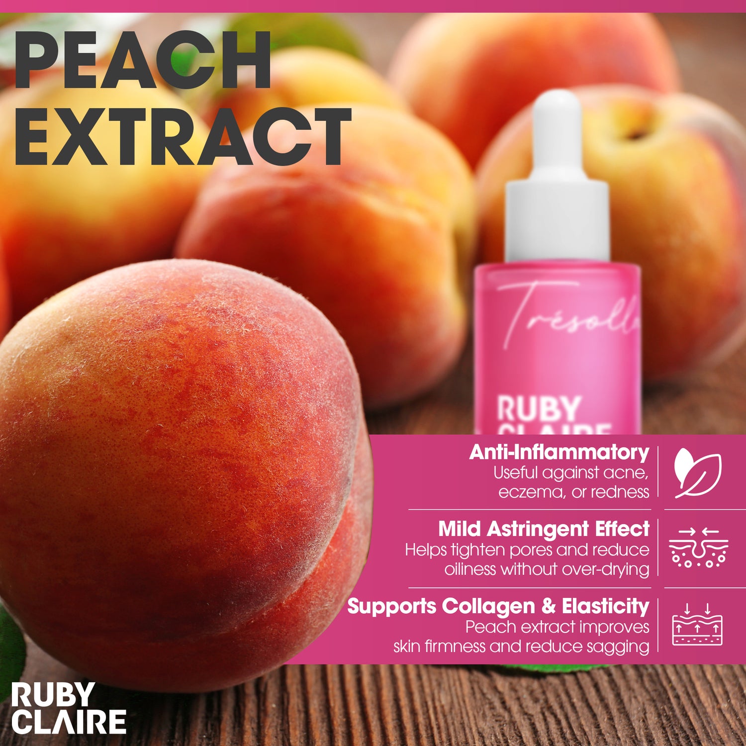 Peach 88% Niacinamide Serum – Brightening & Oil Control Serum for Even Skin Tone – 30ml