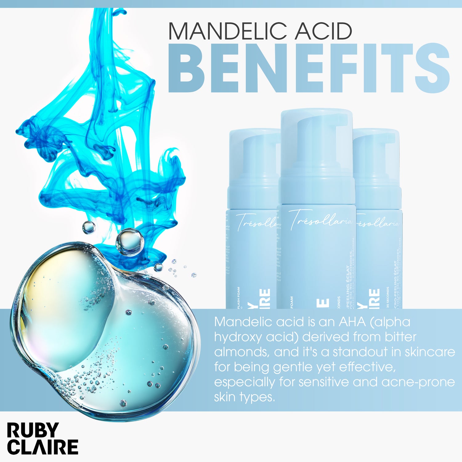 GlowPerfect™ Splash Foam – Brightening Micro-Peel Foam Cleanser with Mandelic Acid & AHA – 150ml